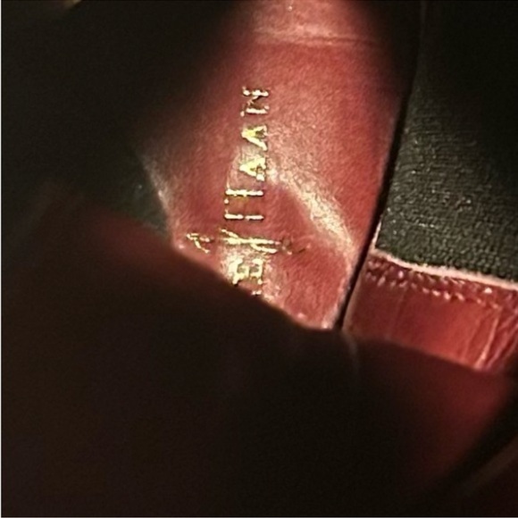 Vintage Burgundy suede knee high pull on Boots Cole Haan - Picture 10 of 10